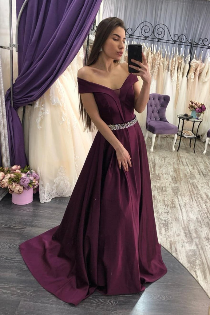 The Hartford light purple satin prom dress – Mia Bella Couture