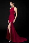 halter-neckline-burgundy-evening-dresses-side-slit-2