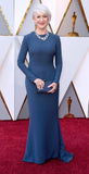 helen-mirren-blue-long-sleeves-simple-celebrity-evening-dress-1