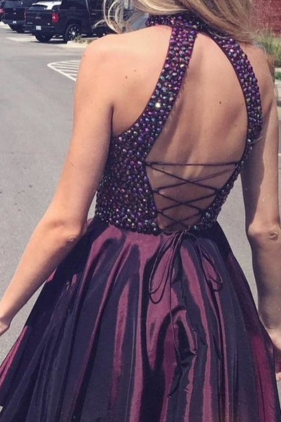 high-neck-burgundy-homecoming-dress-rhinestones-bodice-vestido-de-coctail-1