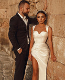 High Split Side Wedding Dress 2022 for Women