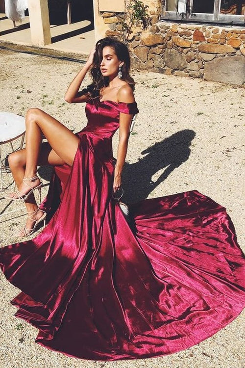 high-thigh-slit-burgundy-prom-dress-long-off-the-shoulder