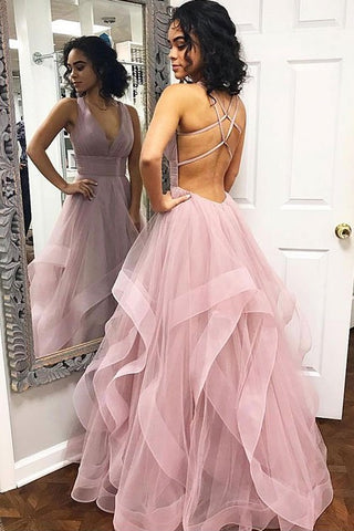 horsehair prom dress Empire-Waist Long Beaded Mermaid Prom Dress KV1094 Royal / 2