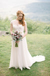 illusion-lace-cap-sleeves-chiffon-rustic-wedding-dress