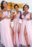 illusion-lace-chiffon-pink-bridesmaid-dresses-nignia