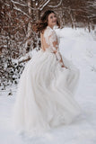 illusion-lace-long-sleeves-wedding-dress-for-2023-brides-1