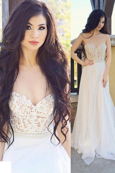 illusion-lace-sweetheart-backless-ivory-prom-dresses-wedding