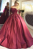 illusion-long-sleeve-burgundy-evening-ball-gown-beaded-skirt