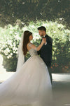 illusion-long-sleeves-bride-wedding-dress-rhinestones-ball-gown-3
