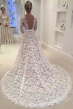 illusion-neckline-full-lace-wedding-dresses-long-sleeves-1