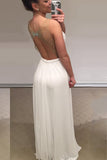 illusion-plunging-v-neck-beaded-white-chiffon-prom-dress-long-1