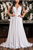 illusion-v-neck-lace-chiffon-wedding-gown-2021-summer