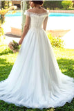 ivory-tulle-wedding-gown-with-ruffles-illusion-neckline-1