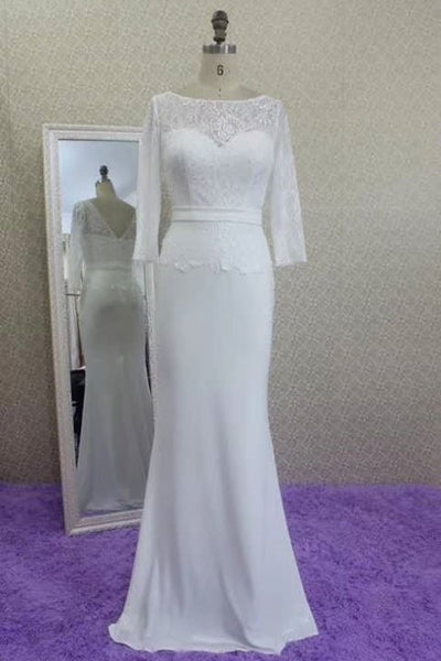 lace-and-chiffon-wedding-dress-with-sleeves