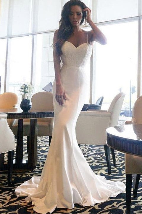 lace-and-soft-satin-bridal-gown-with-spaghetti-straps