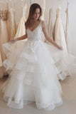 lace-backless-wedding-dress-with-netting-edged-skirt