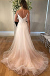 lace-bodice-v-neck-casual-wedding-dresses-tulle-skirt-1