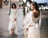 lace-full-sleeves-modest-wedding-gowns-with-sweep-train-2