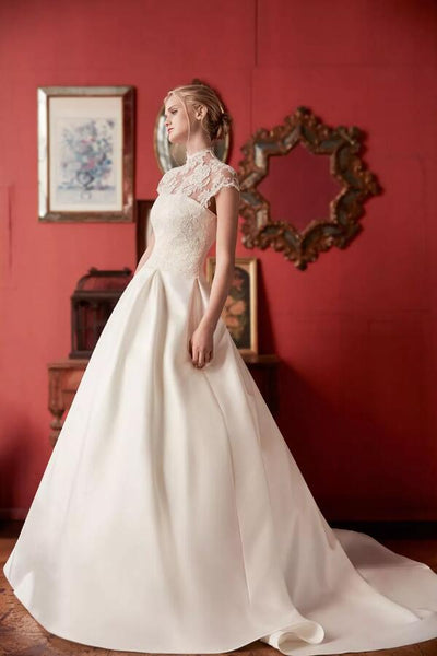 lace-high-neck-modest-wedding-gown-satin-skirt