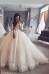 lace-off-the-shoulder-sleeves-wedding-gown-tulle-skirt