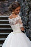 lace-off-the-shoulder-wedding-dresses-ivory-tulle-skirt-2