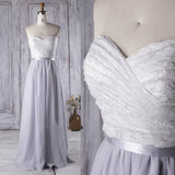 lace-pleated-bridesmaid-gown-with-strapless-sweetheart-neckline-2