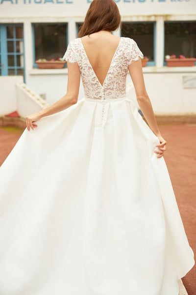 lace-satin-high-low-bridal-gown-with-sleeves-1