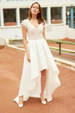 lace-satin-high-low-bridal-gown-with-sleeves