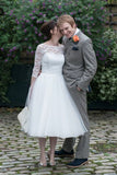 lace-tulle-tea-length-wedding-dresses-with-sleeves-2
