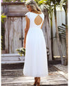 lace-v-neckline-white-wedding-dresses-ankle-length-2