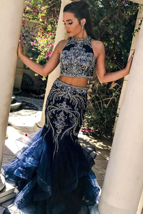 lavish-rhinestones-two-piece-mermaid-prom-dresses-with-tulle-skirt