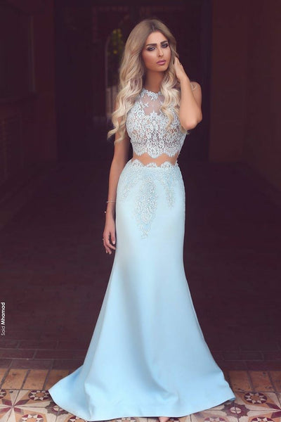 light-blue-lace-satin-mermaid-prom-dress-two-piece