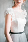 light-gray-wedding-dress-with-chiffon-flowers-sleeves-2