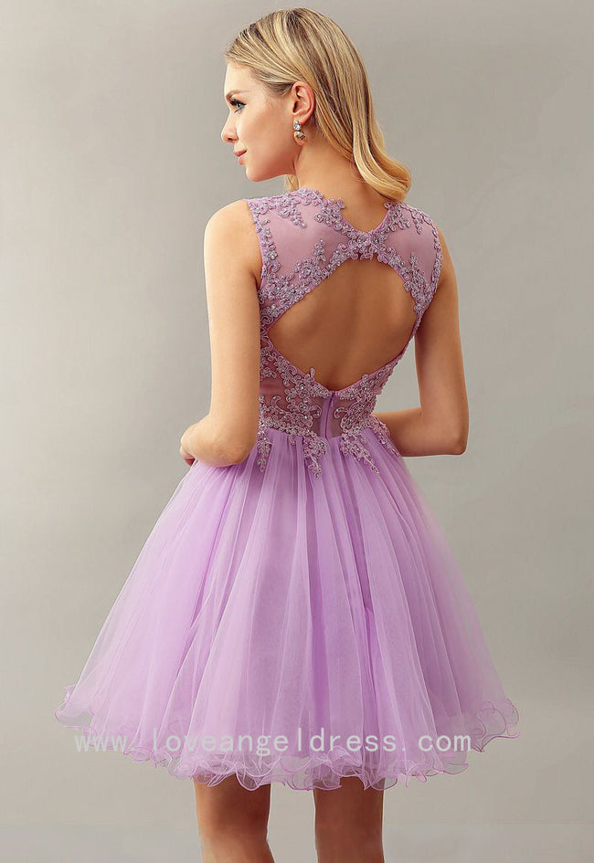 lilac-lace-bead-sleeveless-custom-homecoming-dress-short-1