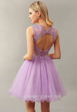 lilac-lace-bead-sleeveless-custom-homecoming-dress-short-1