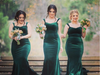 long-dark-green-velvet-bridesmaid-dresses-with-double-straps-3
