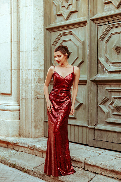 long-red-sequin-evening-dresses-elegant-women-gown-2