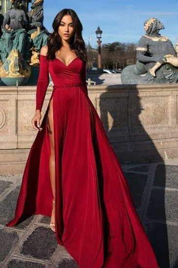 long-sleeves-evening-dress-with-off-the-shoulder