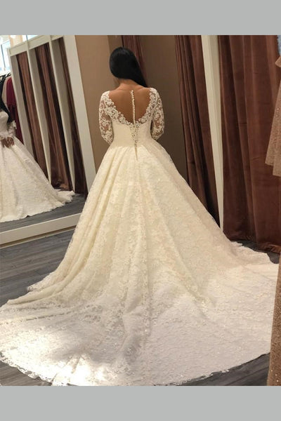 long-sleeves-plus-size-lace-wedding-gown-with-v-neckline-1