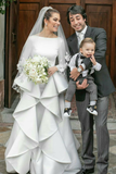 long-sleeves-white-wedding-gown-with-flounced-skirt-2