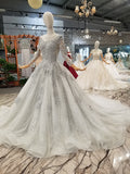 magnificent-stones-wedding-dresses-long-sleeves-illusion-neck-4