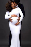Maternity White Long Dress Baby Shower Shoot – loveangeldress Maternity White Long Dress Baby Shower Shoot – loveangeldress