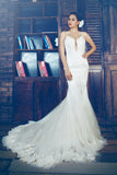 mermaid-bridal-dress-lace-tulle-skirt-long-gown-for-weddings