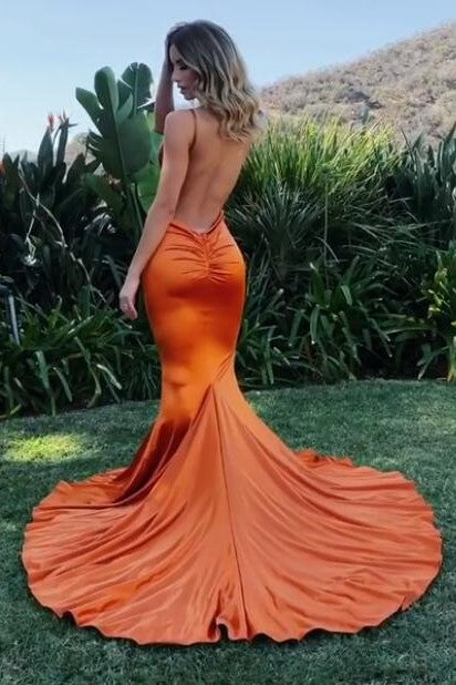mermaid-orange-prom-dresses-with-deep-v-neckline-vestido-de-noche-de-sirena-1