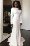 mermaid-spandex-long-sleeved-wedding-dress-with-crystals-sheer-back-2