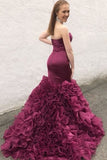 mermaid-style-prom-dresses-with-ruffles-organza-skirt-1