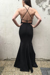 mermaid-style-simple-satin-black-formal-evening-dress-1