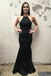 mermaid-style-simple-satin-black-formal-evening-dress
