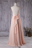 modern-a-line-blush-pink-bridesmaid-dress-with-chiffon-floor-length-skirt-1