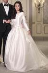 modest-satin-long-sleeves-wedding-dress-with-boat-neck-1